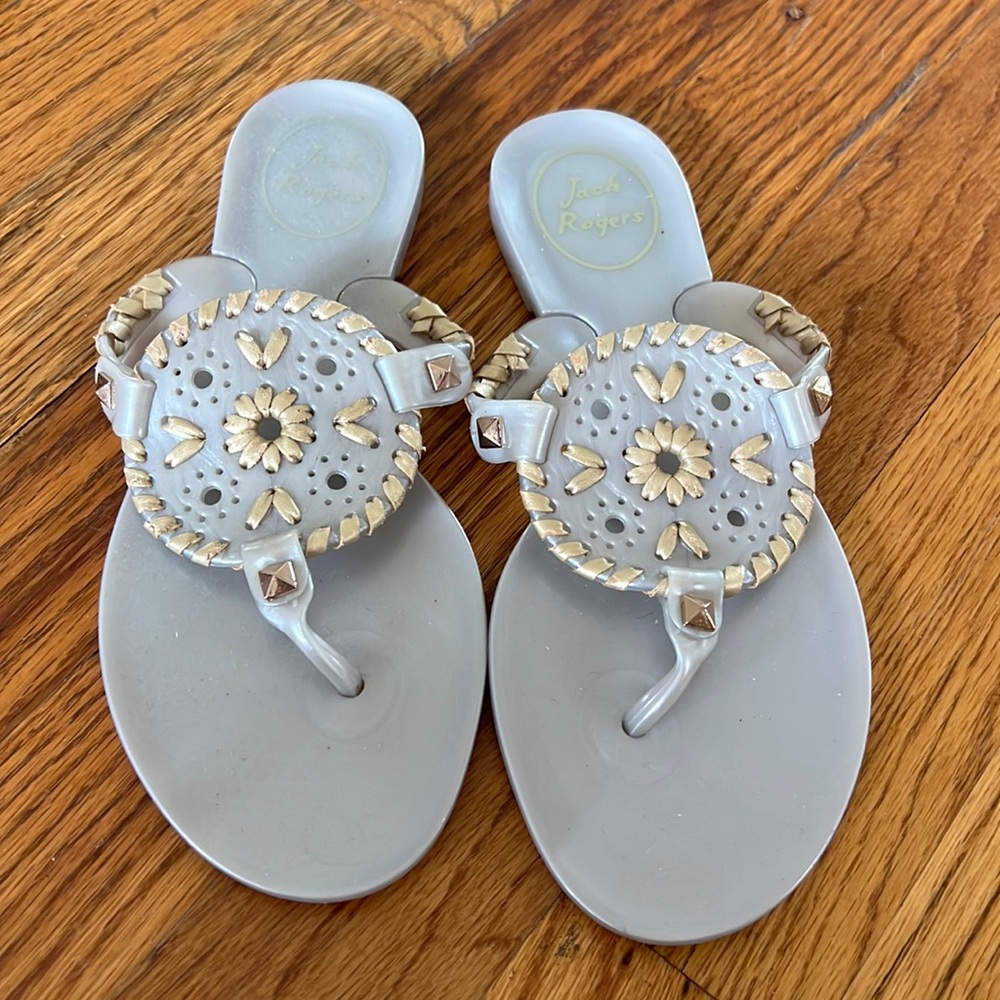 Girls Jack rogers size 1 jelly slides